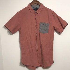 Modern Amusement Button Down T Shirt